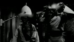 A shot from the movie Gayniggers from Outer Space